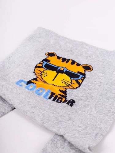 Rajstopy chłopięce bawełniane we wzory 3PAK 80-86 YOCLUB na Arena.pl