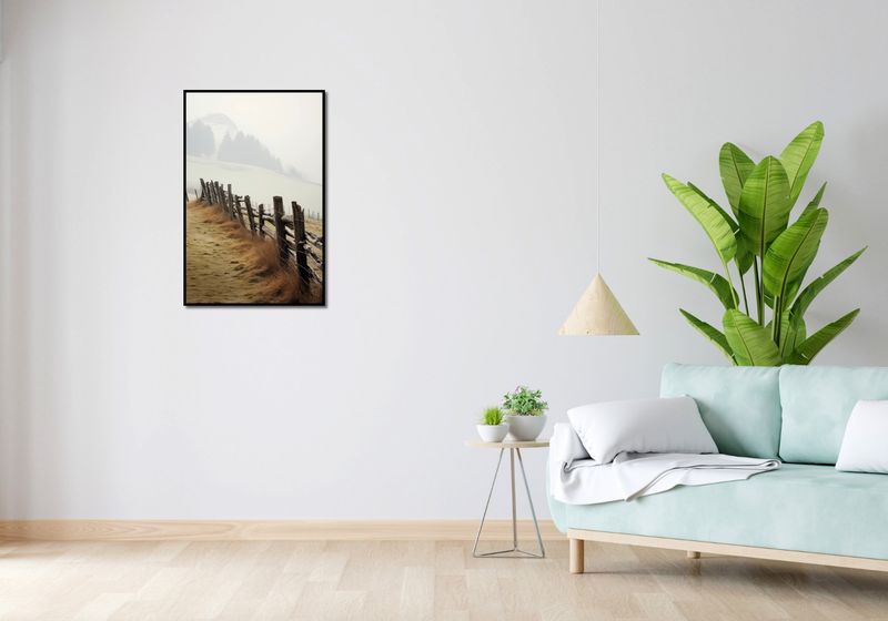 Plakat 53x81cm Spowity Mgłą zdjęcie 4