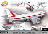 COBI 26609 Samolot pasażerski BOEING 747 FIRST FLIGHT 1969 Jumbo Jet 1051el