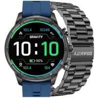 smartwatch gravity czarny pasek + bransoleta gt41-2
