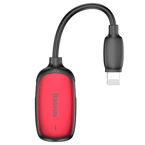 Adapter Audio Baseus L51 Lightning do Mini Jack 3.5mm i Lightning (czerwony) na Arena.pl