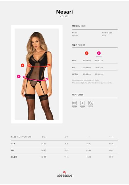 Nesari Gorset I Stringi Xl/2Xl zdjęcie 7