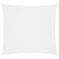 Emaga Kwadratowy żagiel ogrodowy, tkanina Oxford, 5x5 m, biały