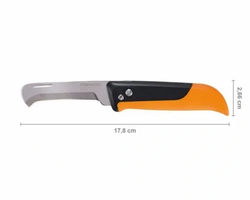 FISKARS / Nóż składany X-series K80 / Idealny do zbioru warzyw i owoców zdjęcie 4
