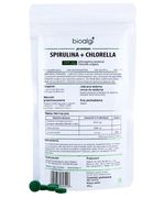 Naturalne Bioalgi Spirulina + Chlorella - Witalność 400 tabletek