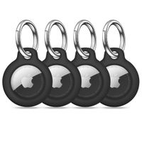 tech-protect rough 4-pack apple airtag 1 / 2 black