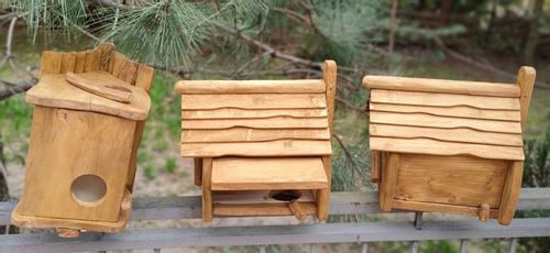 Domek dla WIEWIÓREK - brązowy rustkalny rzemieślniczy, doskonały na prezent na Arena.pl