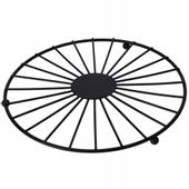 PODSTAWKA METALOWA NA STÓŁ POD NACZYNIA CZARNA