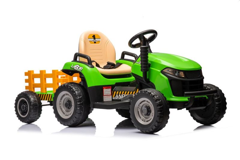 Traktor Na Akumulator BBH-030 Zielony zdjęcie 5