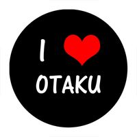 Przypinka I ♥ Otaku