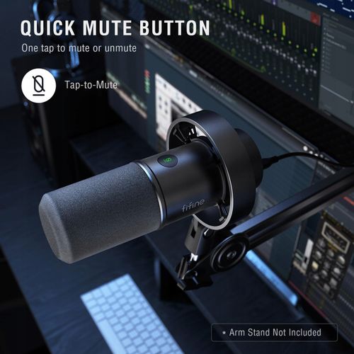 FIFINE K688 MIKROFON KOMPUTEROWY GAMINGOWY DYNAMICZNY USB XLR POP FILTR na Arena.pl