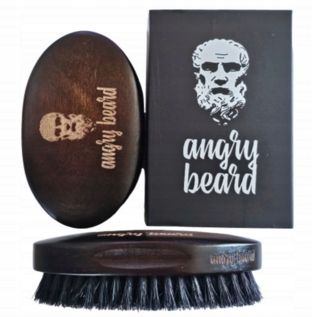 Zestaw Szampon Odżywka Olejek BY MY BEARD + Szczotka Angry Beard Do Brody na Arena.pl