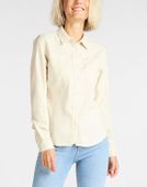 LEE 2 POCKET WORK SHIRT DAMSKA KOSZULA ECRU L45UIKNQ S