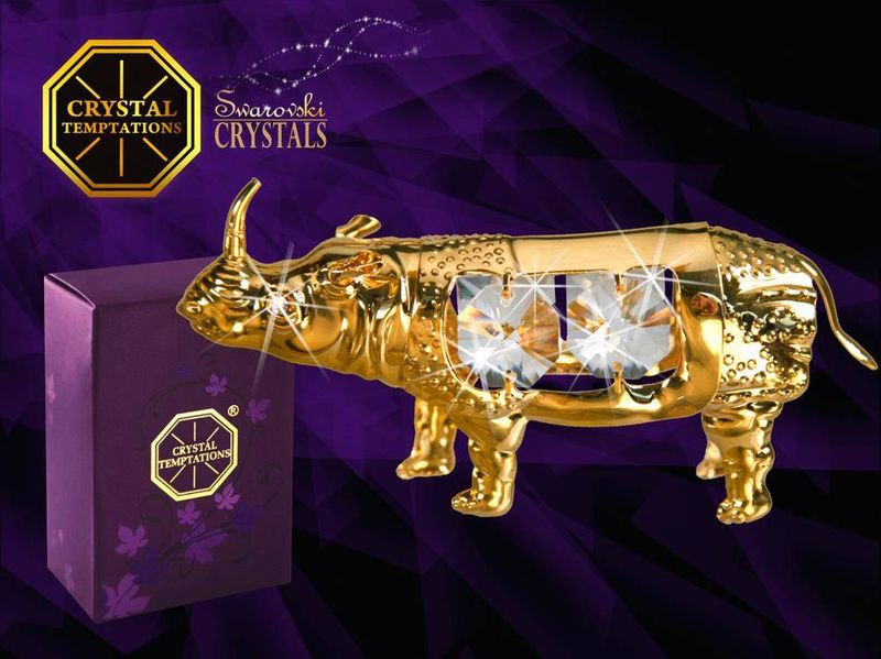 Nosorożec- products with Swarovski Crystals - KP zdjęcie 1