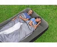 MATERAC DMUCHANY WELUROWY 2-OSOBOWY 203x152x36 cm ŁÓŻKO BESTWAY 67699