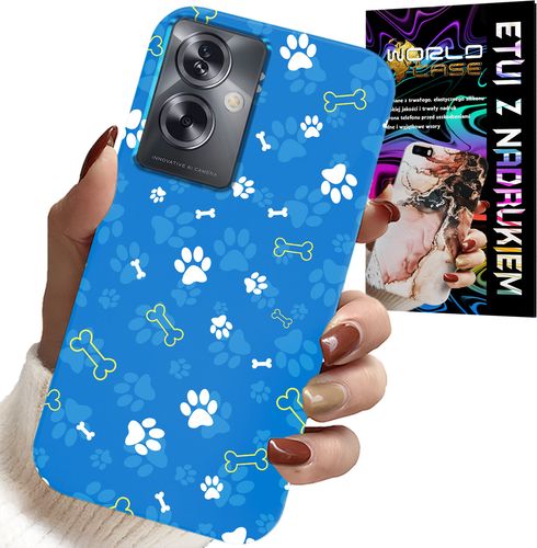 ETUI DO OPPO A79 5G - ŁAPKI KOŚCI PIES PATROL WZORY DLA DZIECI na Arena.pl