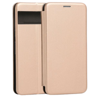 beline etui book magnetic google pixel 7pro złoty/gold