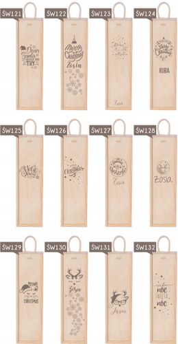 Skrzynka na wino grawer na DZIEŃ KOBIET z imieniem na Arena.pl