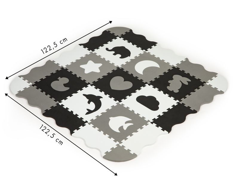 Mata piankowa z płotkiem puzzle suchy basen 25el ECOTOYS zdjęcie 5