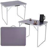 Rozkładany Stolik Turystyczny 80x60x70cm Stół Składany Kempingowy Walizka