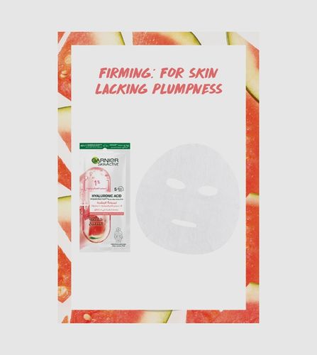 Garnier Skin Active Maska Do Twarzy, 1% Kwasu Hialuronowego I Arbuz na Arena.pl