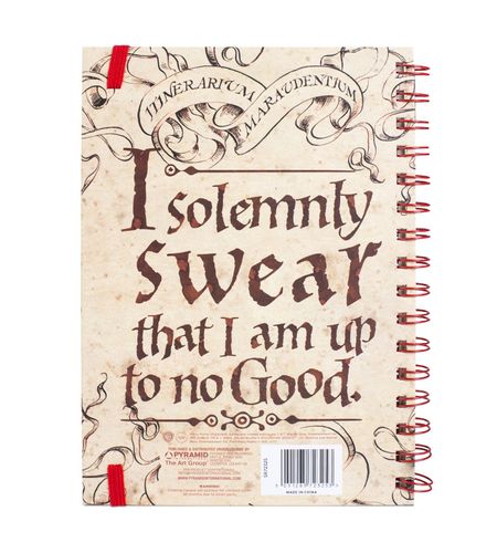 Harry Potter Mapa Huncwotów - notes 14,8x21 cm na Arena.pl