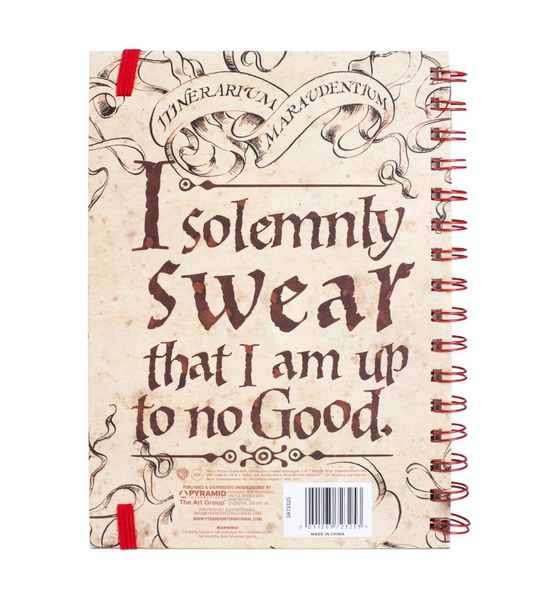 Harry Potter Mapa Huncwotów - notes 14,8x21 cm zdjęcie 3