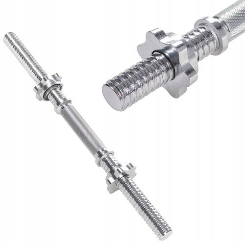 GRYF KRÓTKI DO HANTLI GRYFIK SZTANGIELKA GWINTOWANY ŚRUBOWY STAL 48cm 28 mm na Arena.pl