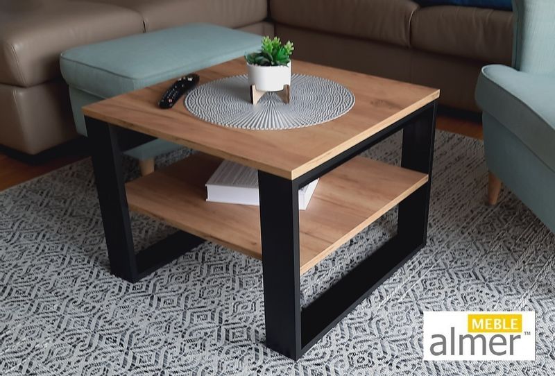 Ława Stolik K6 w stylu loft 60x60x45 zdjęcie 1