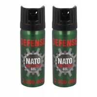 Gaz pieprzowy żelowy mocny Sharg Nato Defence Gel 2mln chmura 50ml