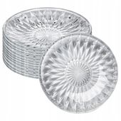 Talerzyki deserowe 12szt szklane talerze do ciasta Altom Design Stella 15cm
