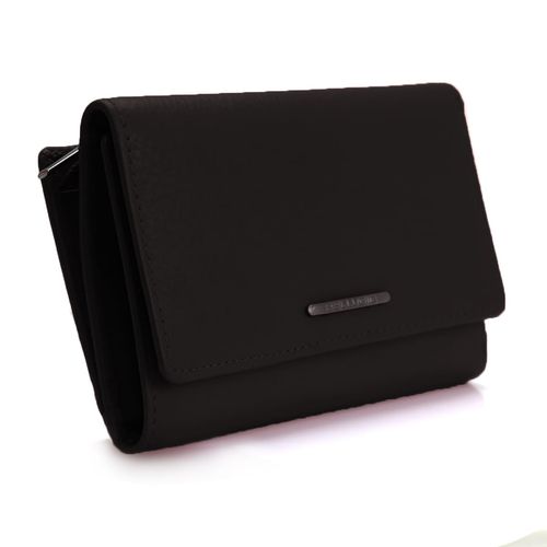 mały damski portfel matte - czarny na Arena.pl