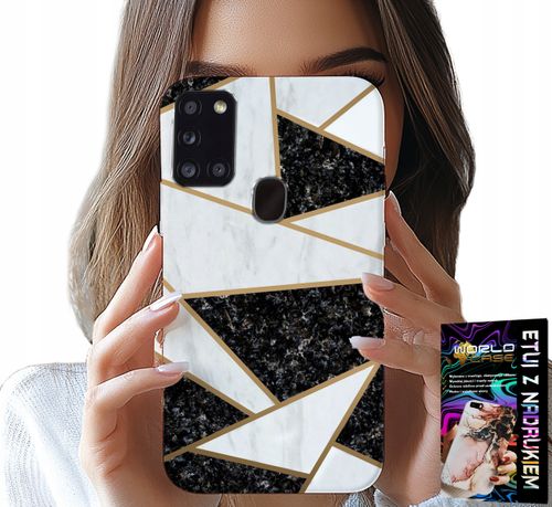 ETUI DO SAMSUNG GALAXY A21s - ELEGANCKIE MODNE WZORY CASE + SZKŁO na Arena.pl