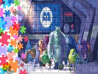 Puzzle tradycyjne Potwory i Spółka