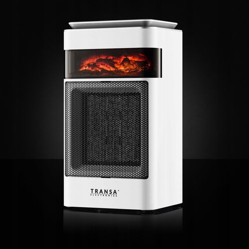 Termowentylator Grzejnik ceramiczny FARELKA Efekt Płomienia Panel LCD na Arena.pl