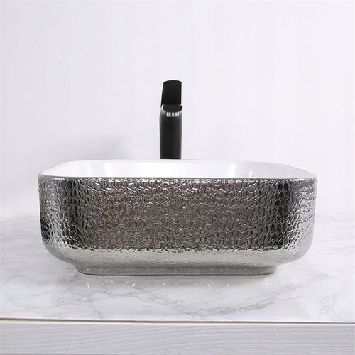 NOWOCZESNA Umywalka Ceramiczna RODO SILVER 3D na Arena.pl