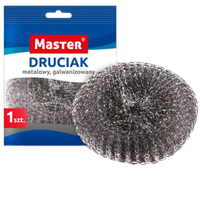 DRUCIAK METALOWY ZMYWAK CZYŚCICK KUCHENNY MYJKA DRUCIAK GALWANIZOWANY MAXI