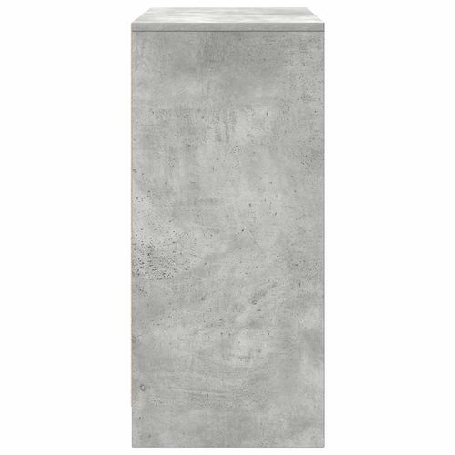 Szafka na buty Beton Szary 57x34x76 cm Drewno klejone na Arena.pl