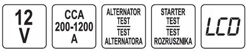 elektroniczny tester akumulatorów yato na Arena.pl