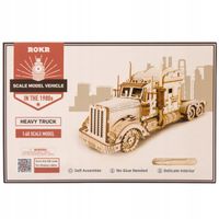 ROBOTIME Drewniany Model Puzzle 3D Ciężarówka