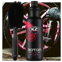 K2 ROTON PRO REFILL Żelowy płyn do mycia felg, 1L + Szczotka do felg