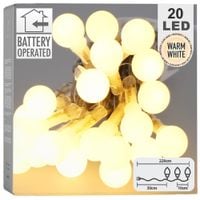 Lampki Świąteczne Dekoracyjne Ozdobne na Baterie Choinkowe 20 LED 200 cm