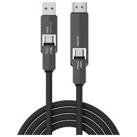 kabel 4smarts combocord usb4 hdmi 240w   1.5m czarny