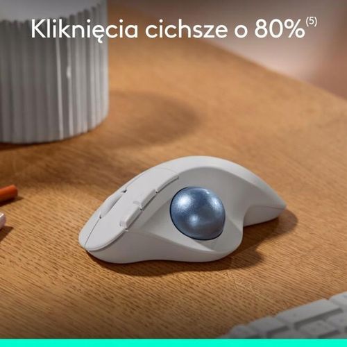 Myszka Logitech M575 S Ergo biała na Arena.pl