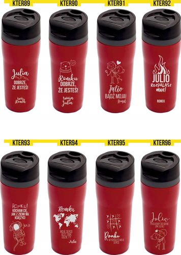 Kubek termiczny WALENTYNKI Happy Valentines gift na Arena.pl