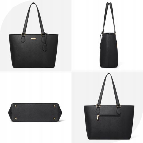 ZESTAW TOREBEK DAMSKICH 4W1 – STYLOWE TOREBKI NA CO DZIEŃ I DO PRACY CZARNY na Arena.pl