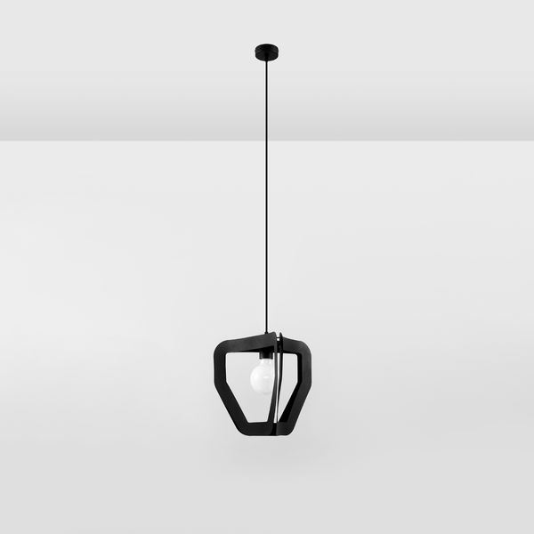 Lampa wisząca TRES czarna zdjęcie 2