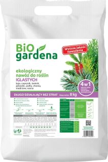 Nawóz do roślin iglastych eko 8 kg - bio gardena