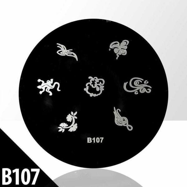 PŁYTKA DO PAZNOKCI B107 zdjęcie 1