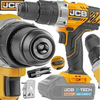 WIERTARKO WKRĘTARKA AKUMULATOROWA UDAROWA 18V 45NM LED 2BIEGI REGULACJA JCB